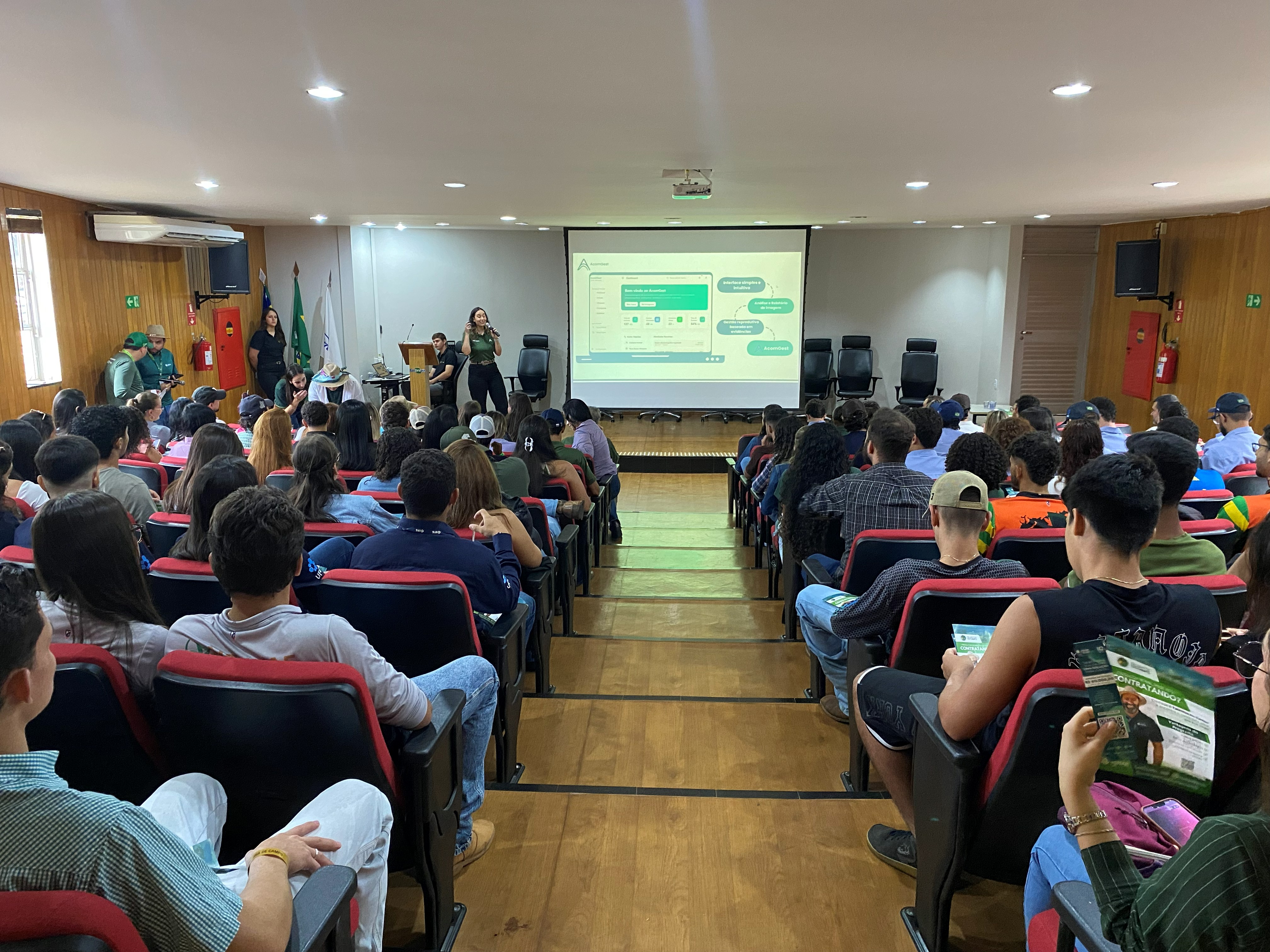 Equipe AcomGest no Dia de Campo da 1ª Semana SENAR Unificada