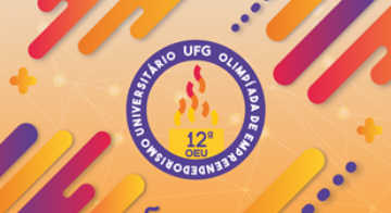 Selo da 12ª Olimpíada de Empreendedorismo Universitário UFG